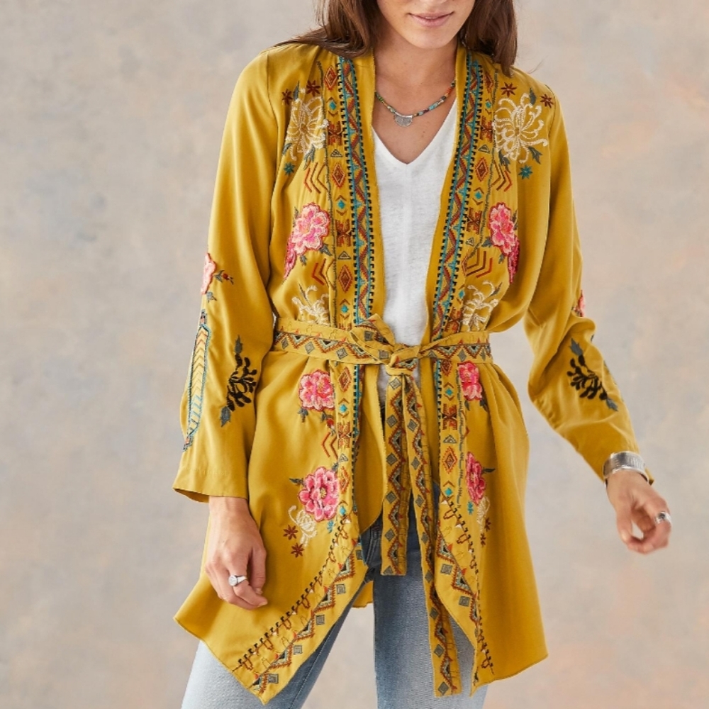 🆕🌿DRIFTWOOD BOHO CARDI BLAZER🌿 - Picture 2 of 14